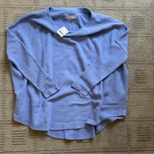 Blue Long Sleeve thermal by free people